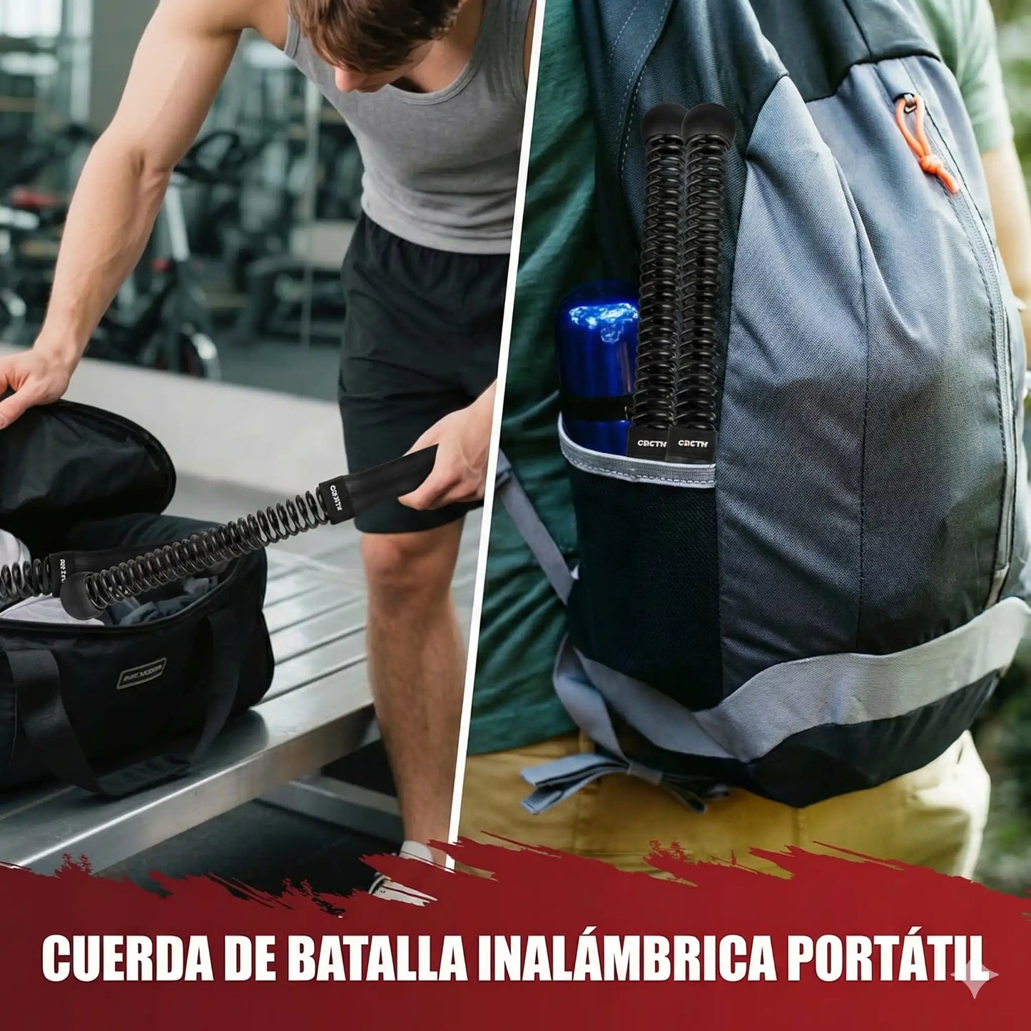 Cuerdas de Batalla - Coleora Max Fit: El poder del CrossFit en cualquier rincĂłn de tu casa