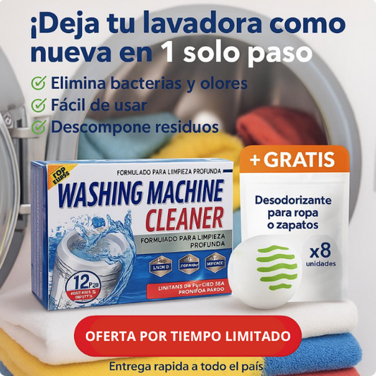 OFERTA 🚨 Caja x12 Pastillas para lavadora + Bolsa x8 Bolas Eliminadoras de Olores 🌱
