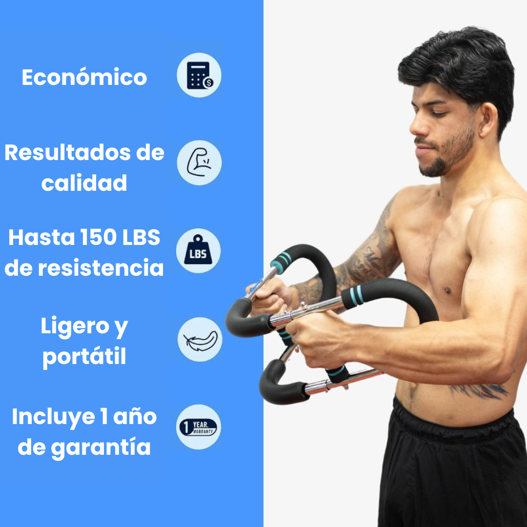 Barra de Entrenamiento Master-Rig™-El sistema de tensión mecánica que rescata tu productividad física desde casa
